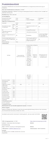 EUHOMY Kühlschrank mit Gefrierfach 91L – Mini, Weiß