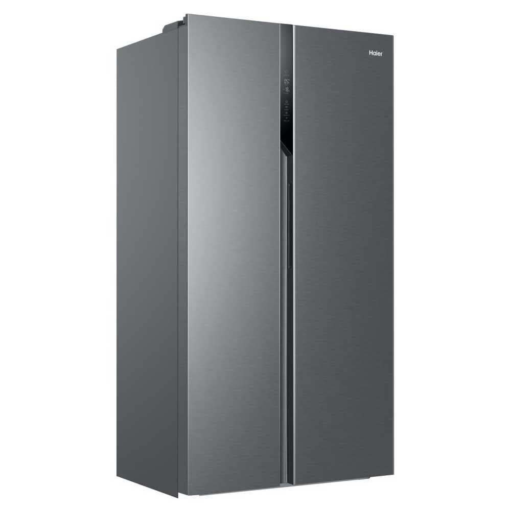 Haier Side-by-Side Kühlschrank 528L – No Frost, Grau