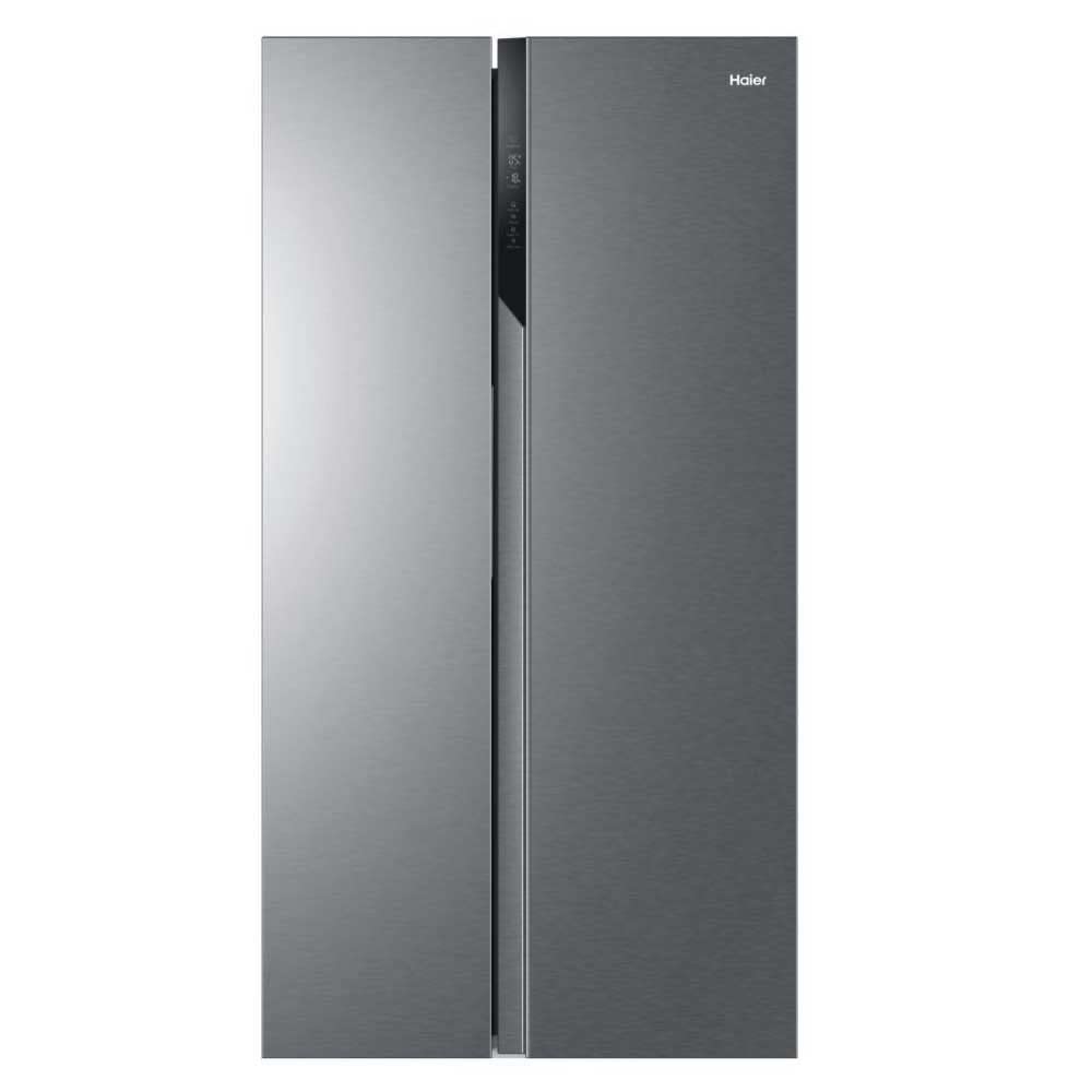 Haier Side-by-Side Kühlschrank 528L – No Frost, Grau
