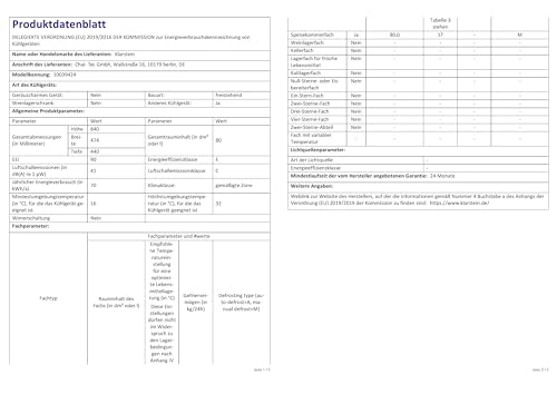 Klarstein Mini Getränkekühlschrank 80L – Glastür