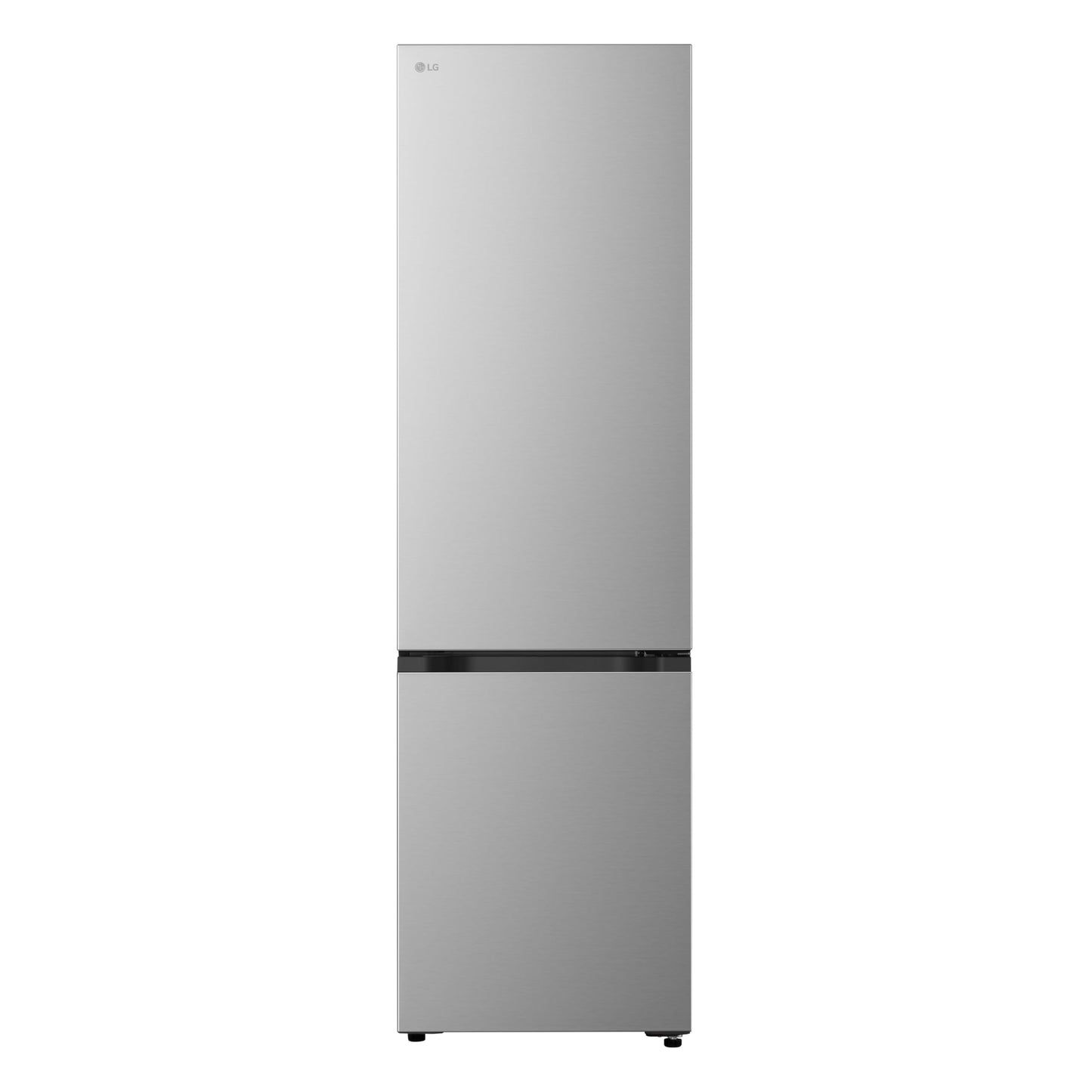 LG Kühl-Gefrierkombination 375L – 203cm, No Frost, Silber
