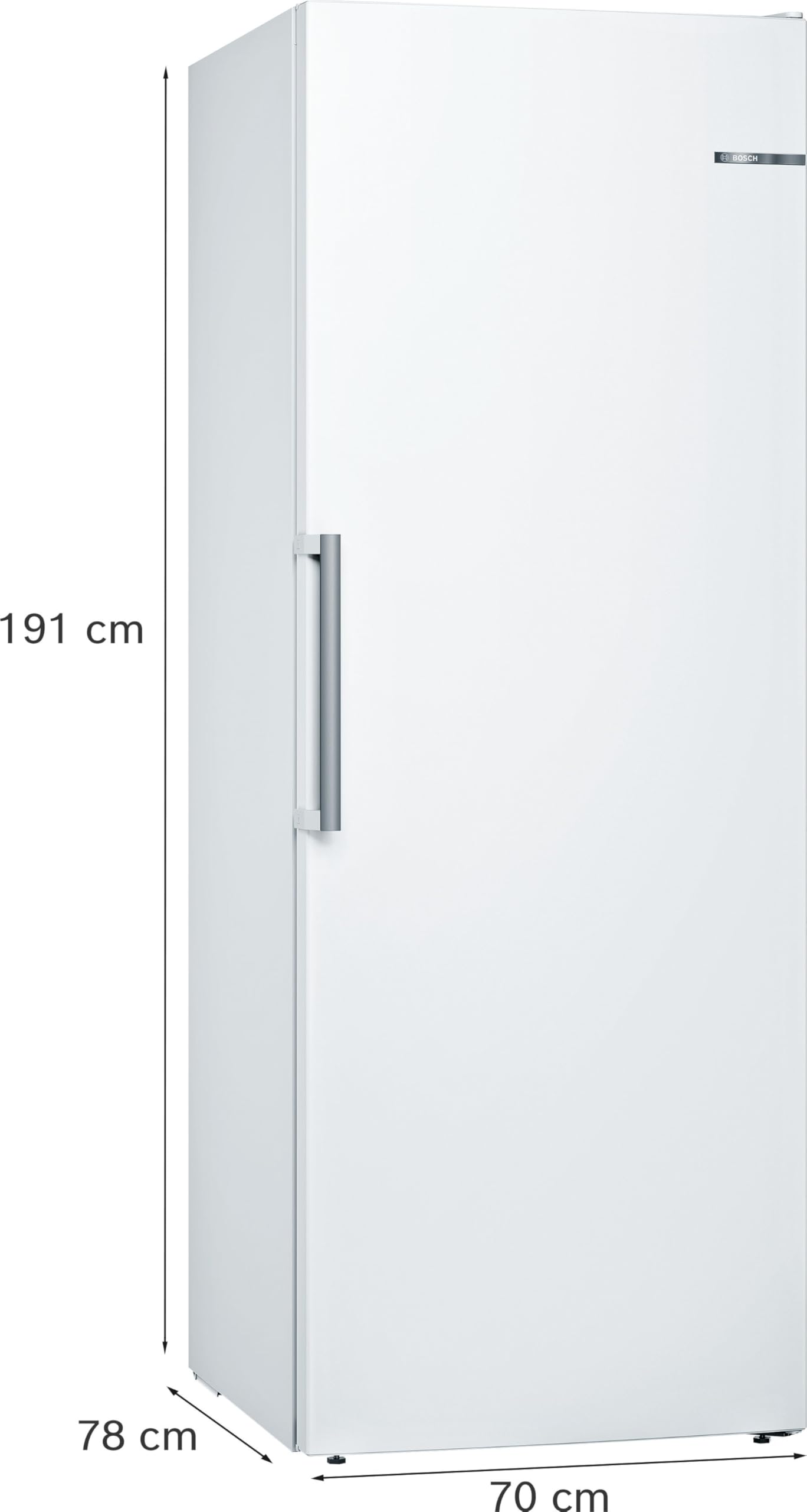 Bosch Gefrierschrank 365L – 191cm, NoFrost