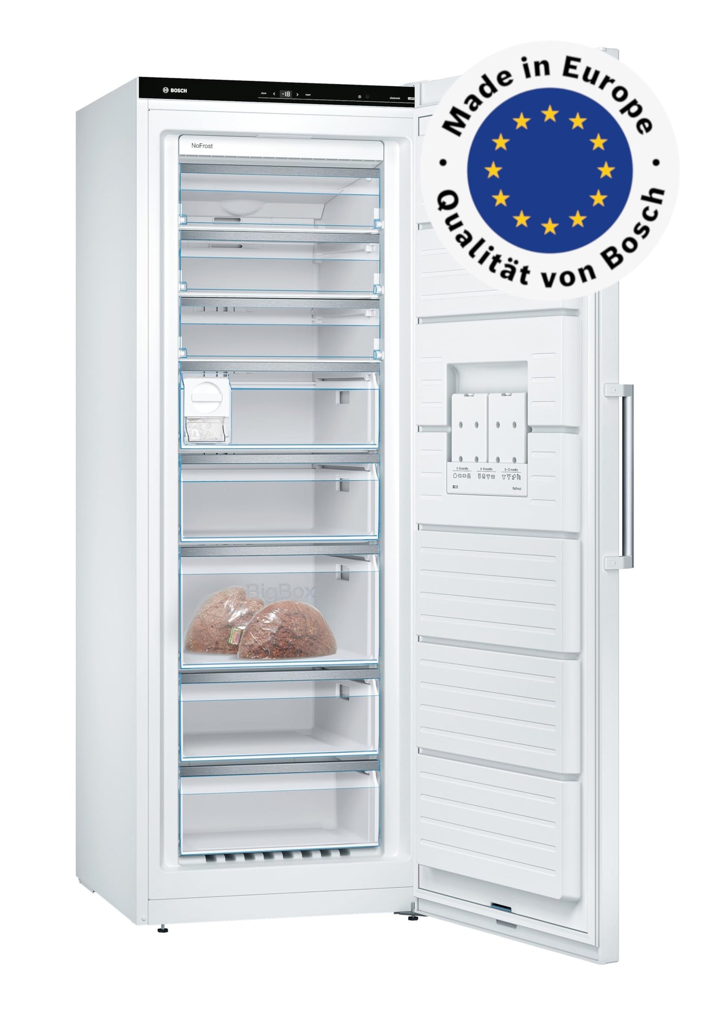 Bosch Gefrierschrank 365L – 191cm, NoFrost