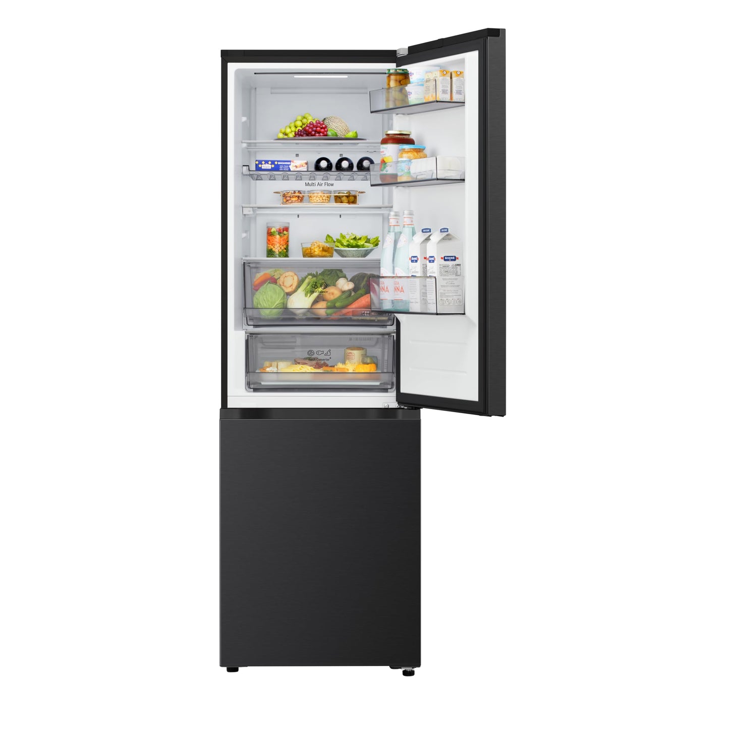 LG Kühl-Gefrierkombination 333L – 186cm, leise 33dB