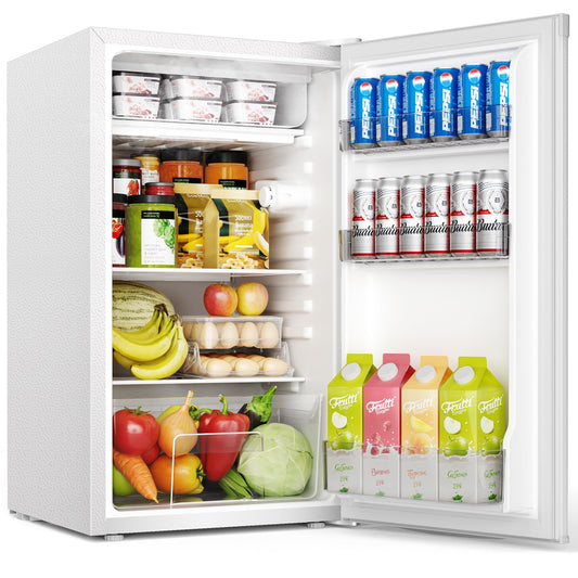 EUHOMY Kühlschrank mit Gefrierfach 91L – Mini, Weiß